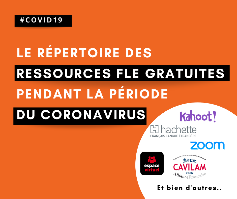 repertoire ressources pedagogiques gratuites fle coronavirus covid19
